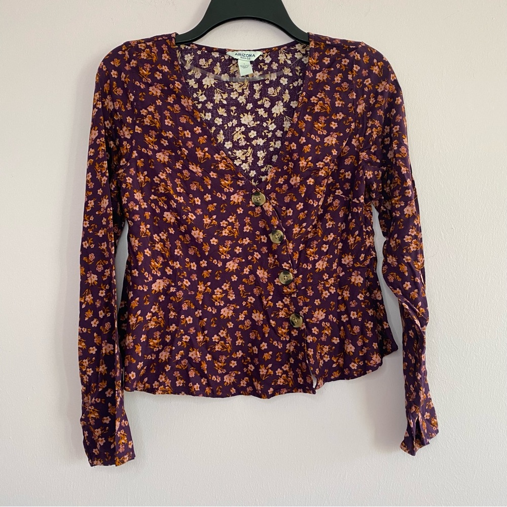 Floral Wrap Long Sleeves